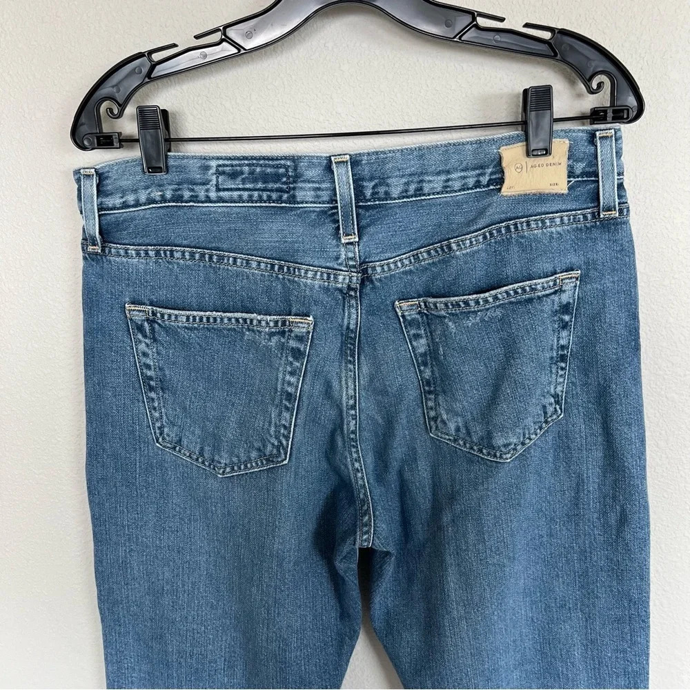 AG Ex-Boyfriend Slouchy Slim Boyfriend Ripped Jeans 17 Years Long Beach Women 30 - Picture 9 of 11